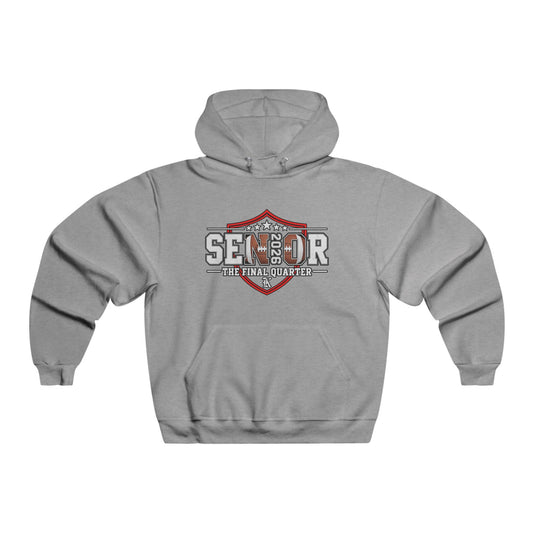 Senior Football Custom Hoodie — Personalized Name & Number Sweatshirt