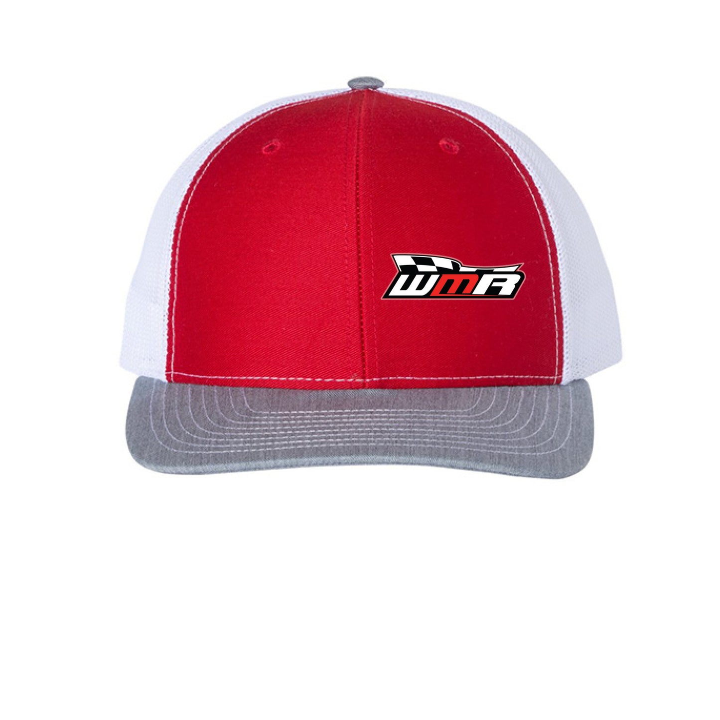 Red/ White/ Heather Grey - FRONT