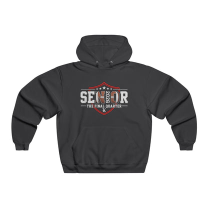 Senior Football Custom Hoodie — Personalized Name & Number Sweatshirt