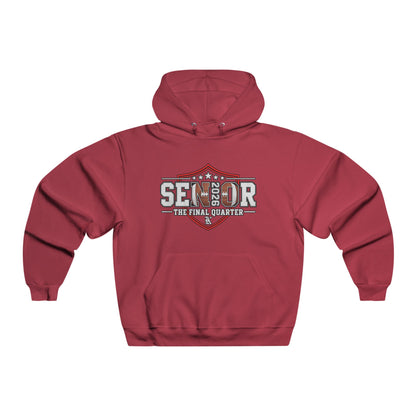 Senior Football Custom Hoodie — Personalized Name & Number Sweatshirt